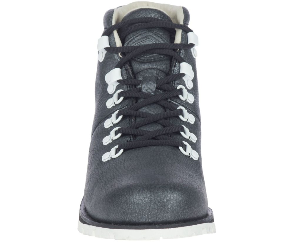 Merrell Boots Black - Wilderness LT - Womens 82WISAFVJ